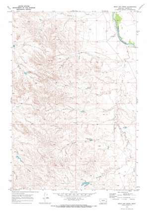 Bear Jaw Creek USGS topographic map 46105a2