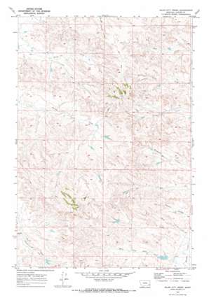 Miles City Creek USGS topographic map 46105a4