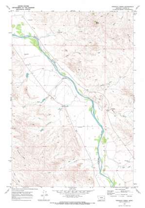 Bear Jaw Creek USGS topographic map 46105b2