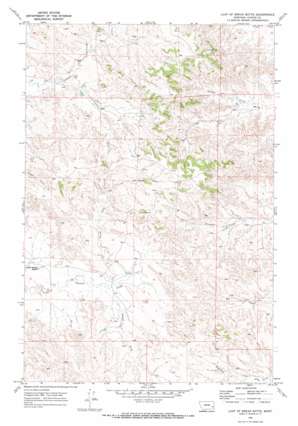 Loaf Of Bread Butte topo map