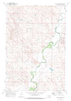 Circle L Creek USGS topographic map 46105b7