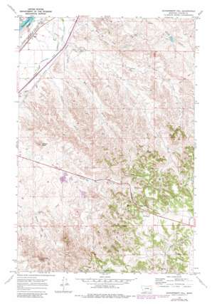 Government Hill USGS topographic map 46105d6