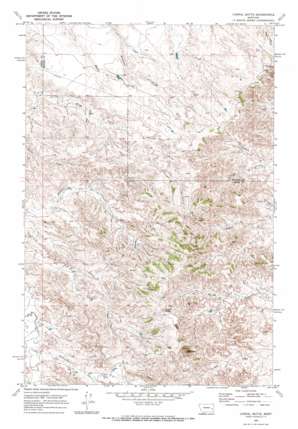 Corral Butte topo map