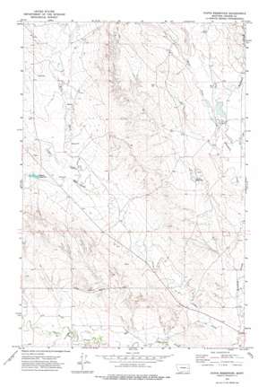 Papps Reservoir topo map
