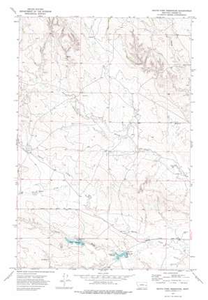 South Fork Reservoir USGS topographic map 46105h6