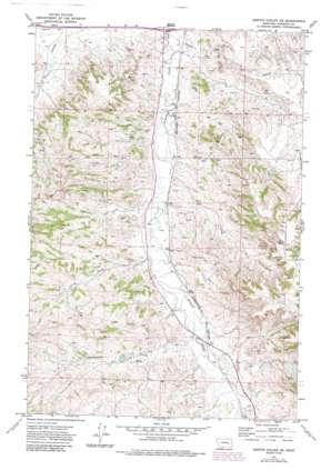 Griffin Coulee Ne topo map