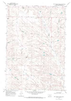 Box Canyon Coulee USGS topographic map 46106d4