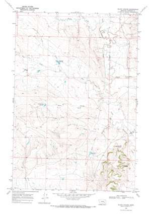 Black Coulee topo map