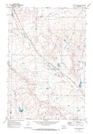 N Bar Coulee USGS topographic map 46106e1