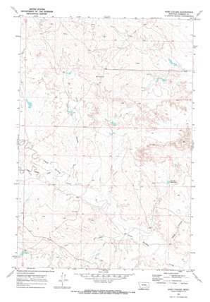 Hobo Coulee topo map
