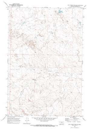 Wild Horse Pass SE USGS topographic map 46106e3