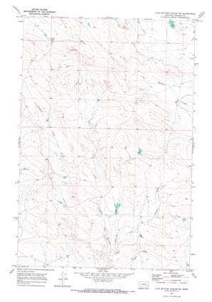 Flat Bottom Coulee Sw topo map