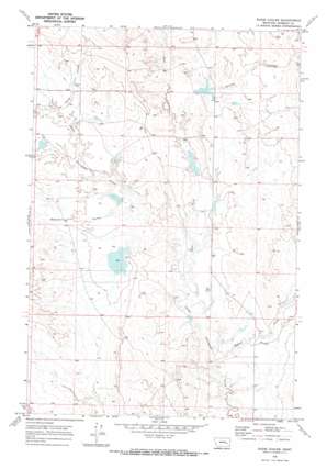 Rudie Coulee topo map
