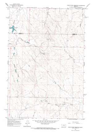 Clear Water Reservoir USGS topographic map 46106g4