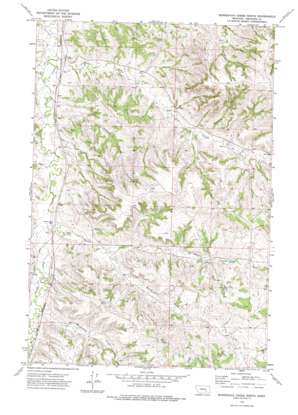 Hysham USGS topographic map 46107a1