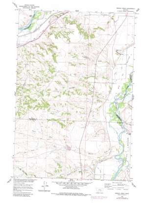 Mission Creek USGS topographic map 46107a5