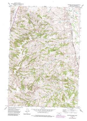 Scraper Coulee USGS topographic map 46107b2