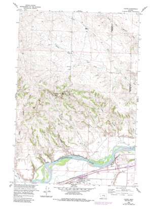 Custer USGS topographic map 46107b5