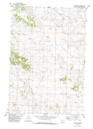 Mud Butte USGS topographic map 46107b7