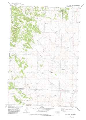 Weed Creek West USGS topographic map 46107d7