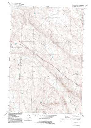 Ingomar East USGS topographic map 46107e3