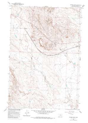 Ingomar West USGS topographic map 46107e4