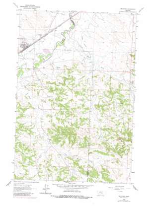 Melstone USGS topographic map 46107e7
