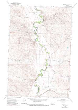Melstone NE USGS topographic map 46107f7