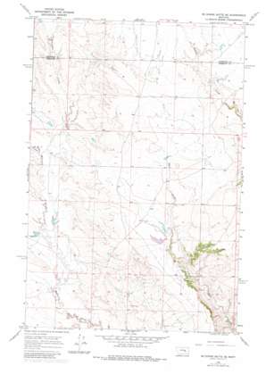 Mcginnis Butte Se topo map