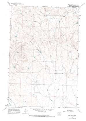 Emma Butte USGS topographic map 46107h3