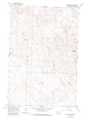 Mcginnis Butte topo map