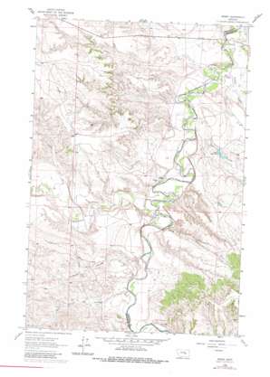 Mosby topo map