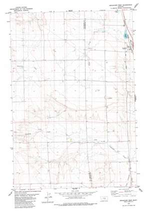 Broadview West topo map