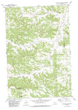 Steamboat Butte topo map