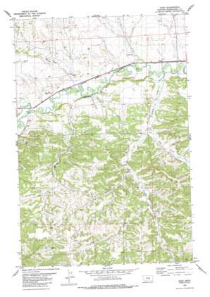 Gage USGS topographic map 46108d4