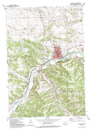 Roundup USGS topographic map 46108d5