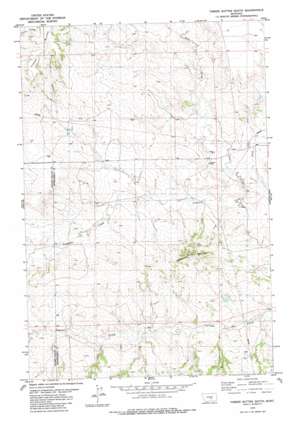 Timber Buttes South topo map