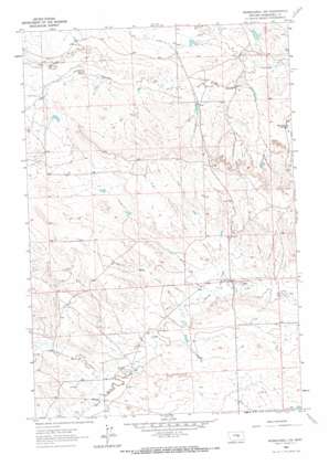 Musselshell NW USGS topographic map 46108f2