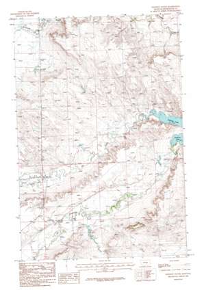 Winnett South USGS topographic map 46108h3