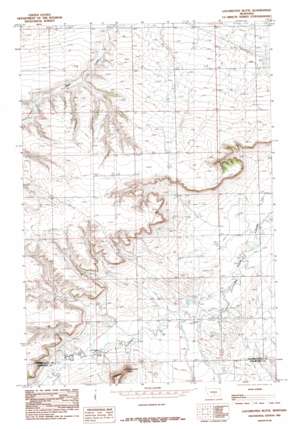 Locomotive Butte USGS topographic map 46109b3