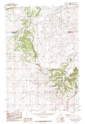 Gougley Creek topo map