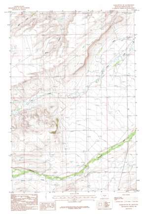 Harlowton SW USGS topographic map 46109c8