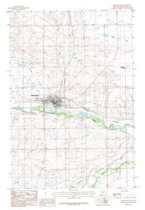 Harlowton USGS topographic map 46109d7