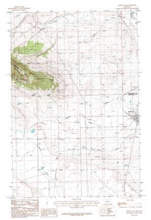 Judith Gap USGS topographic map 46109f7