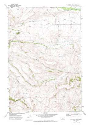Porcupine Butte USGS topographic map 46110a1