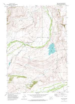 Lebo Lake USGS topographic map 46110c1