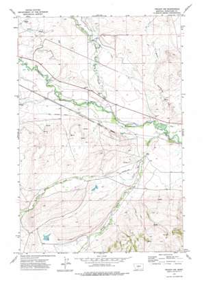 Twodot NW USGS topographic map 46110d2