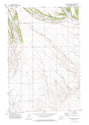 Haymaker Ranch topo map