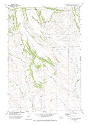 Haymaker Ranch Sw topo map