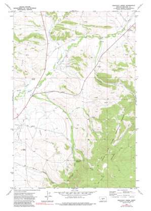 Pinchout Creek USGS topographic map 46110e7